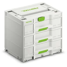 Festool Systainer Sortainer3 SYS3-SORT/3 M 337  grau 39,6 x 29,6 x 33,0 cm