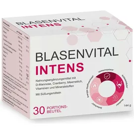 aura natura BlasenVital Intens D-Mannose Pulver mit Cranberry-Extrakt 30 Portionsbeutel