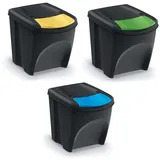 KEDEN 3x25 l Schwarz
