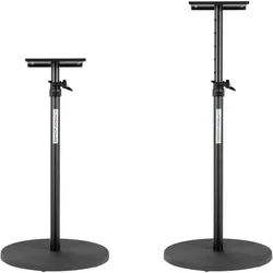 Pronomic SLS-128 BK Studio Monitor-Stativ mit Rundsockel Paar