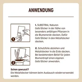 substral® naturen® Naturen Bio Gelbstecker Insektenvernichter 15 Stück