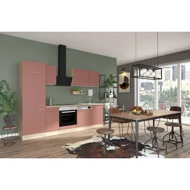 OPTIFIT Küchenzeile Bari407 270 cm Rostrot