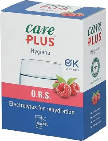 Care Plus O.R.S. Elektrolyte Mit Himbeeregeschmack Beutel 10x5,3g
