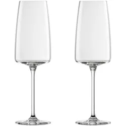 Zwiesel Glas - Vivid Senses Sekt- und Schaumweinglas, leicht & frisch (2er-Set)