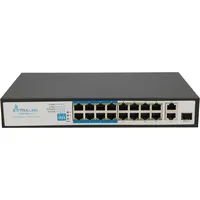 Extralink HP V Unmanaged L2 Fast Ethernet (10/100) Grau