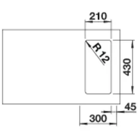 Blanco SOLIS 180-IF CNS 31⁄2 BF m.CF o.AF