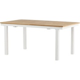 Venture Home Panama - Table - 160/240 * 90 - VIT Alu/Teak, White|nature