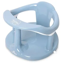 Lorelli Babybadewannensitz Happy Bubbles rutschfeste Basis, hohe Rückenlehne blau