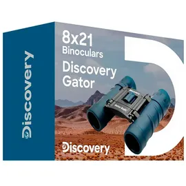 DISCOVERY Gator 8x21 Fernglas - Black / Blue - One Size