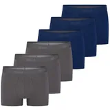 SLOGGI Retro Boxer unifarben L 6er Pack