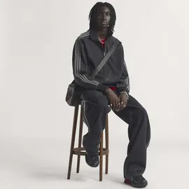 adidas Adicolor Denim Firebird Track Top TRUE BLACK DENIM M