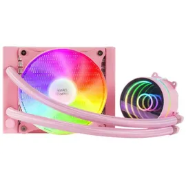 Mars Gaming ML-ONE120 Rosa, CPU Wasserkühlung, TDP 200W, Infinity Mirror, FRGB Silent-Lüfter, Universal Multisocket