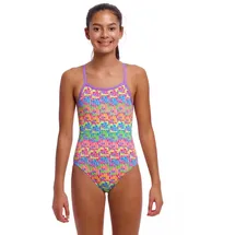 Funkita Single Strap Badeanzug Mehrfarbig 12 Jahre