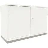 FM Helmets Fastline Schiebetürenschrank 120,0 x 44,2 x 78,1 cm weiß