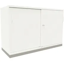 FM Helmets Fastline Schiebetürenschrank 120,0 x 44,2 x 78,1 cm weiß