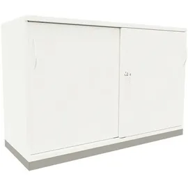 FM Helmets Fastline Schiebetürenschrank 120,0 x 44,2 x 78,1 cm weiß