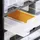 Allit Kleinteilemagazin Kunststoff 300 x 190 x 135 mm Schwarz/Gelb