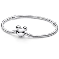 Pandora Disney Micky Maus Charm-Armband Silber 593061C00 Größe 19 cm