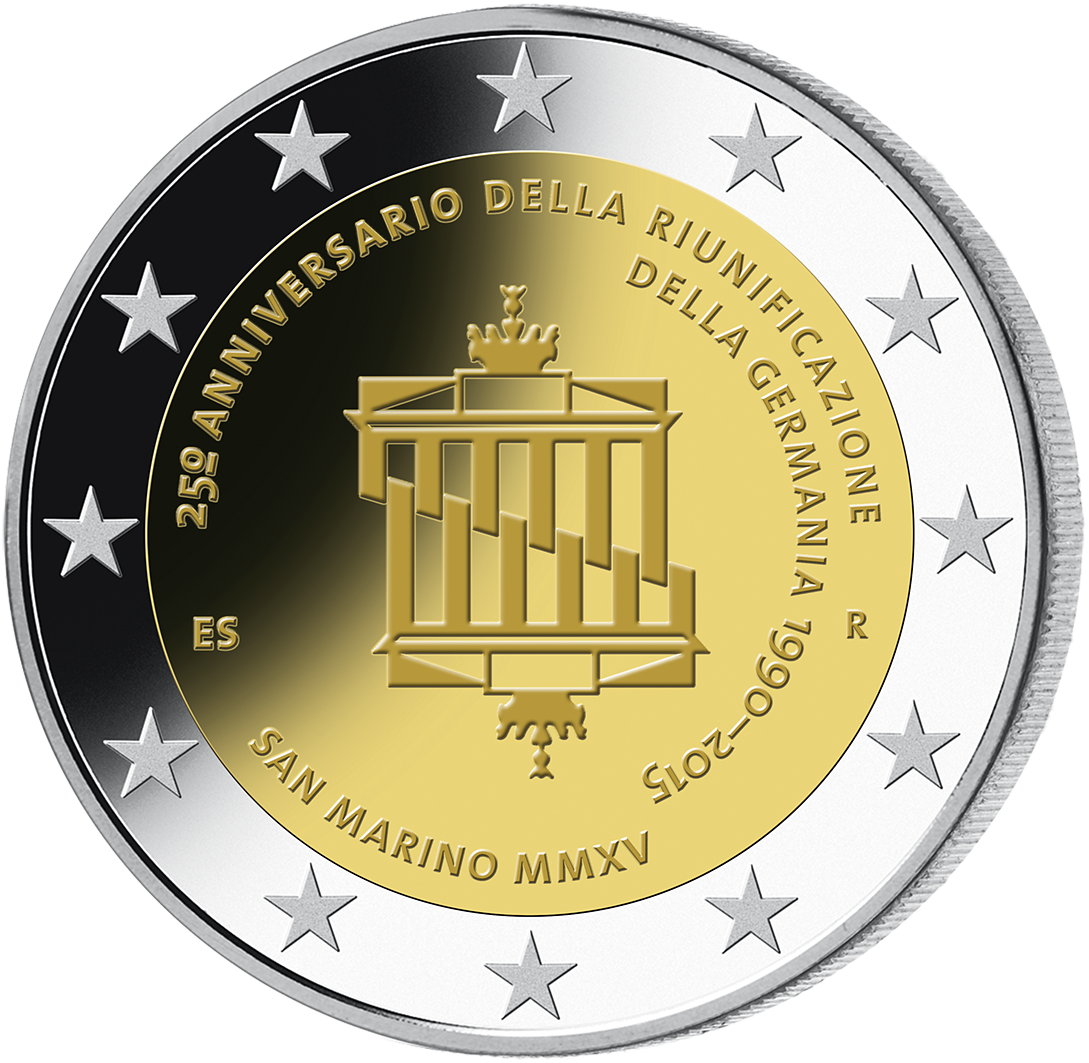 2 Euro San Marino Wiedervereinigung