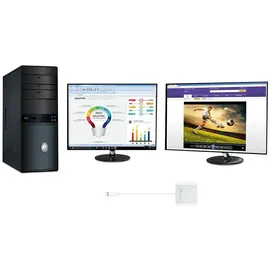 j5create USB 3.0 zu Dual HDMI 20 cm Silber/Weiß