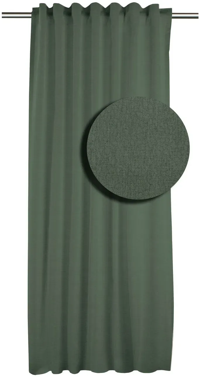 Apelt Fertiggardine Stone 134 x 245 cm Mischgewebe Grün