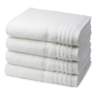 Handtuch 50 x 100 cm weiss 4 St.