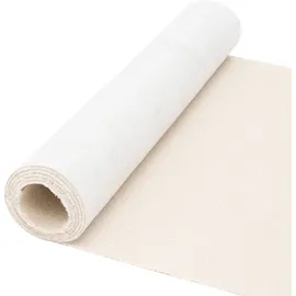 OTTO home Teppichboden OTTO HOME "Zephyra, Schlinge, Gesamthöhe 8 mm, Made in Netherlands", beige (creme), B:400cm L:450cm, Kunstfaser, Teppiche, Uni Farben, Breite 400 cm, strapazierfähig, Wohnzimmer, Schlafzimmer
