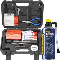 TECPO Reifen Reparatursatz + Reifen Doctor