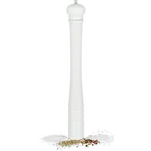 Relaxdays XXL Pfeffermühle 51,5 cm Weiß unbefüllt