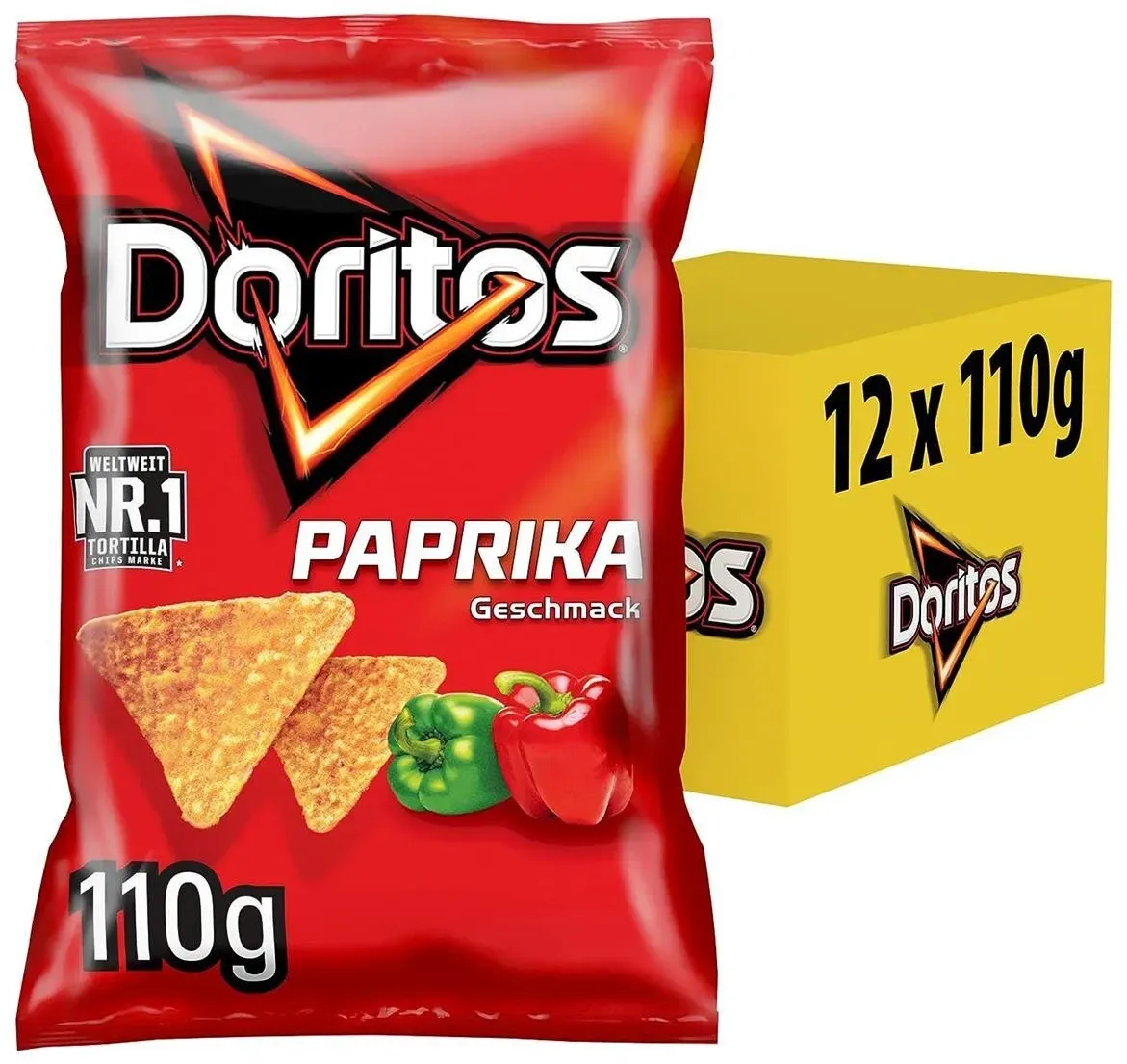 Preisvergleich Produktbild Doritos Paprika 12x110g