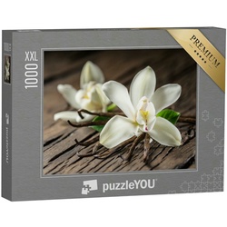 puzzleYOU Puzzle Puzzle 1000 Teile XXL „Vanilleorchidee“, 1000 Puzzleteile, puzzleYOU-Kollektionen Flora, Blumen, Pflanzen, Orchideen