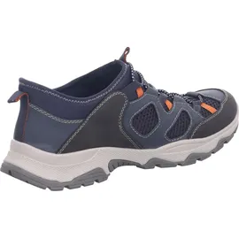 Rieker B8350-14 Herren Blau/Orange 40