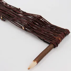 Aquagart 1 Beeteinfassung Aus Weide 10x50cm I Beetbegrenzung /Weidenzaun Zur Beetumrandung Rasenkante