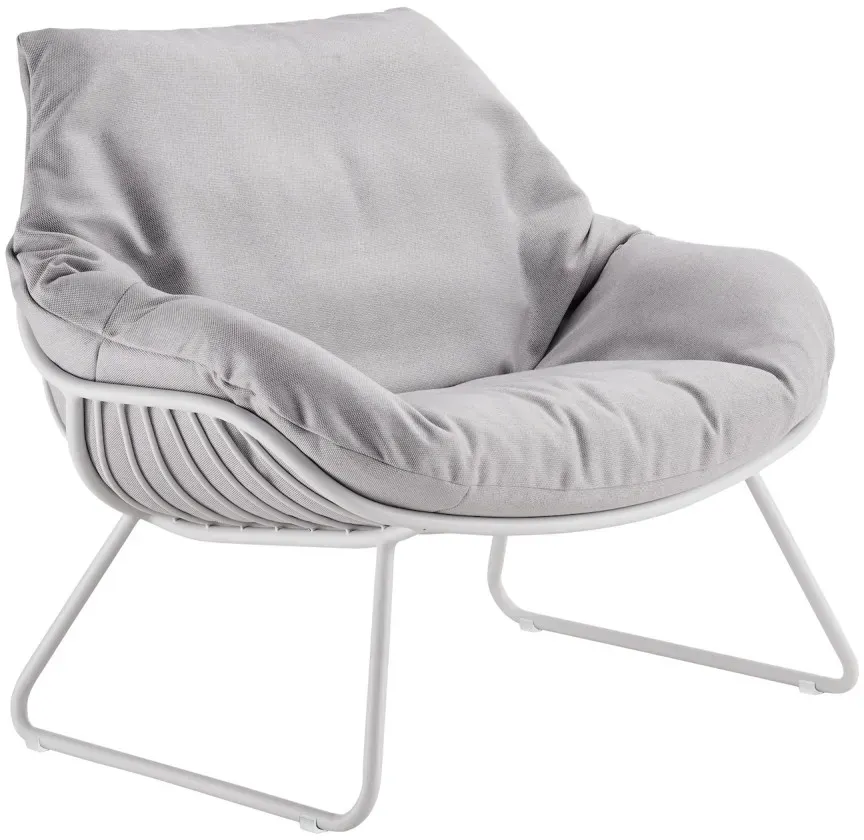 Lounge Sessel XL Chill - 301 - weiß standard 791 - sky blue