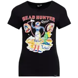 Queen Kerosin Print T-Shirt Head Hunter in schwarz | Gr.: L