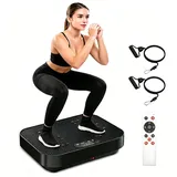 Aolawco Vibrationsplatte, Fitnessgeräte für Zuhause Mit 99 Stufen, Fitness Vibrationsboard Leiser Rüttelplatte Sport, Power Vibration Plate für Muskelaufbau