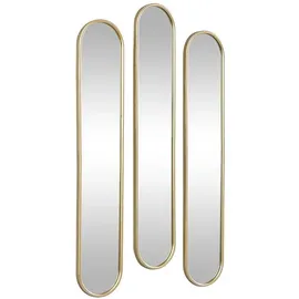 vente-unique Wandspiegel oval 23 x 120 cm Goldfarben