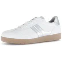 Gabor Sneaker Low Weiß/Silber Damen 40
