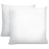 Beautissu BeauNuit UK Kopfkissen 80 x 80 cm Weiß
