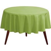 Gee Di Moda Tischdecke – 178 cm runde Tischdecke für runde Tischdecken in Apfelgrün waschbar Polyester – ideal für Buffet-Tische, Partys, Urlaubsessen und mehr
