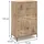 Vicco Eliza 76 x 120 cm Eichefarben / Weiß