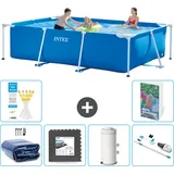 Rechteckiger Frame Pool - 300x200x75 Cm - 7-teilig  S141