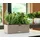 LECHUZA Cube Color Triple 40 x 14 x 13,5 cm sandbraun
