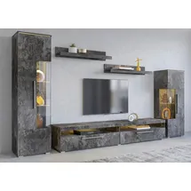 INOSIGN Wohnwand 5-tlg. (schieferfarben), (647141)