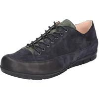 Think! Herren King chromfrei gegerbte nachhaltige Wechselfußbett Schnürhalbschuhe, 8000 Oceano/Kombi, 42 EU - 42 EU