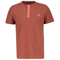 LERROS Kurzarmshirt, mit Logostickerei an der Brust, Gr. XXXL, deep coral red, , 92442809-XXXL