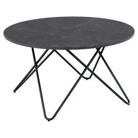 VCM Wyre Schwarz Marmor Ø80 cm