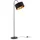 B.K.Licht Stehlampe 1xE27/40W max. schwarz-gold