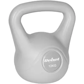 rebel electro Kettlebell 12 kg grau