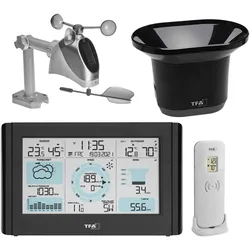TFA Weather Pro - Wetterstation - kabellos - Schwarz
